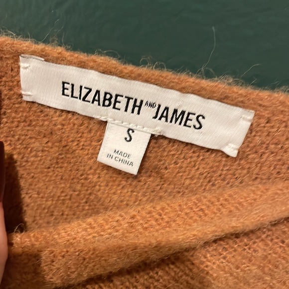 Elizabeth & James Asymmetric Alpaca Sweater - Picture 2 of 4